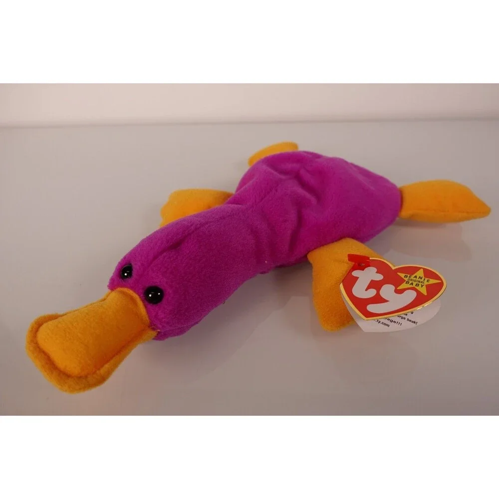 Ty Beanie Babies Patti the Platypus Plush Toy Style 4025 w/ Tags DOB 01/06/1993